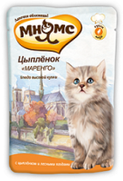 Мнямс Цыпленок Маренго Влажный корм для котят, Цыпленок и лесные ягоды