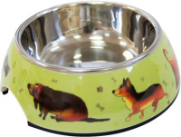 SuperDesign Миска на меламиновой подставке Собачки, 160мл