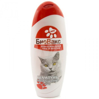 Биовакс Шампунь для короткошерстных кошек 355мл
