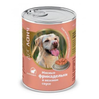 Dog Lunch влажный корм для взрослых собак всех пород, Мясные фрикадельки в нежном соусе Баранина 