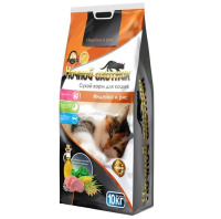 Ночной охотник Сухой корм для взрослых кошек, Индейка и рис 