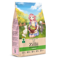 Zillii Sensitive Cat Сухой корм для взрослых кошек c чувствительным пищеварением, Индейка