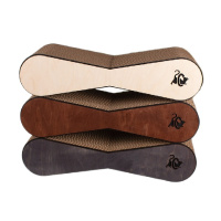 Потягушкин Когтеточка картонная Ореон S, h11*46*25см (в ассортименте)