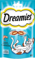 Dreamies 60г Лакомство для кошек Лосось