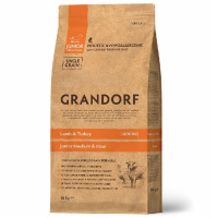 Grandorf Dog 10кг Lamb&Turkey Junior Сухой корм для юниоров Ягненок и индейка