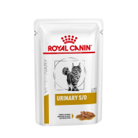 Royal Canin 85г пауч Urinary S/O Влажный корм для взрослых кошек при мочекаменной болезни (соус)