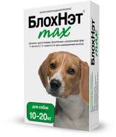 БлохНэт max для собак 10-20 кг, 2 мл