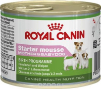 Royal Canin Starter Mousse влажный корм для беременных, кормящих собак и щенков до 2 месяцев