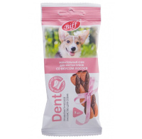 TitBit Жевательный снек Dent со вкусом лосося для взрослых собак мелких пород, 40г (цена за 1шт)
