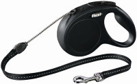 Поводок-рулетка Flexi New Classic cord M 8m 20 kg black