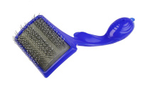 Пижон Щетка-пуходерка Г7 пластмассовая трехрядная, с каплей, с биркой