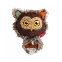 Игрушка для кошек GiGwi Сова интерактивная 11 см, серия CATCH & SCRATCH ECO (арт.85021)