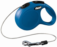 Поводок-рулетка Flexi New Classic cord S 5m 12 kg Blue