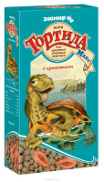 Зоомир "Тортила - Мах" 70г Корм для крупных водных черепах с креветками