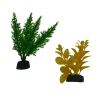 Пластиковое растение Mix, 8см (цена за 1шт)