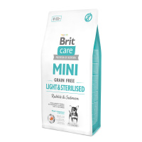 Brit Care Dog Mini Adult Light&Sterilised Сухой беззерновой корм для собак мелких пород, Кролик