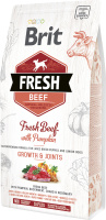 Brit Fresh Puppy Large Beef&Pumpkin Сухой корм для щенков крупных пород, Говядина и тыква