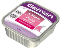 Gemon Cat 100г конс. Kitten Влажный корм для котят Курица (паштет)