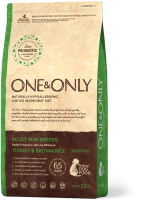 One&Only Dog Turkey&Rice Mini Сухой корм для взрослых собак мелких пород, Индейка и рис