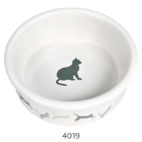 Trixie Миска керамическая с рисунком "Кошка", 250 мл/ф11 см