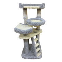 Комплекс для кошек Пушистая мечта хлопковый канат, высота 133см, основание 58*58см