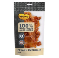 Мнямс Лакомство для собак Грудки куриные, 50г