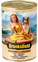 Brooksfield Adult Влажный корм для взрослых собак, Говядина и рис