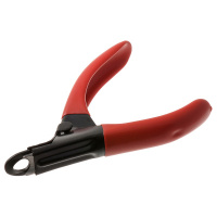 Hello Pet Когтерез-гильотина малое отверстие черный с цветным покрытием ПВХ 17114Р