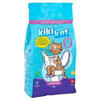 KikiKat Наполнитель для кошачьего туалета бентонитовый комкующийся с ароматом Лаванда