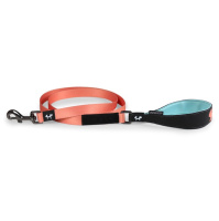 United Pets Поводок для собак Complete me оранжевый с голубым, 2*140см