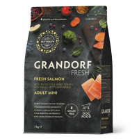 Grandorf Dog Fresh Adult Mini Salmon&Potato Сухой корм для взрослых собак мелких пород, Свежеео филе лосося с бататом