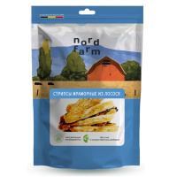 Nord Farm Стрипсы мраморные из лосося, 90г