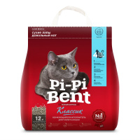 Наполнитель Пи-пи бент 5кг комкующийся