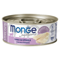 Monge Cat Supreme Sterilized Влажный корм для стерилизованных кошек, Тунец с морским окунем
