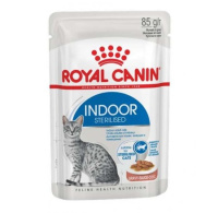 Royal Canin 85г пауч Indoor Sterilised Влажный корм для взрослых кошек, живущих в помещении (соус)