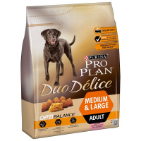 Pro Plan Duo Delice Сухой корм для взрослых собак средних и крупных пород, Лосось