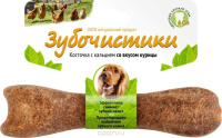 Деревенские лакомства Зубочистики для собак средних пород со вкусом курицы, 95 г