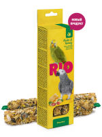 RIO Палочки для попугаев с медом и орехами, 2*90г