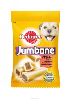 Pedigree Jumbone Mini лакомство для взрослых собак всех пород, Говядина 180г