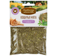 Деревенские лакомства для кошек Кошачья мята Тимьян и пустырник, 15г