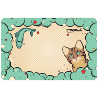 Triol Коврик под миску "Кошечка", 43*28 мм