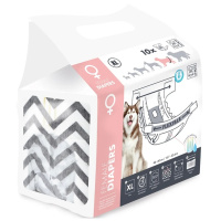 Mpets Подгузники одноразовые для собак, размер №5 XL, 40-60см 10шт