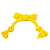 Playology Сенсорный канат Puppy Sensory Rope для щенков мелких и средних пород с ароматом курицы, желтый, 27см