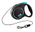 Поводок-рулетка Flexi Black Design cord XS 3m 8 kg blue