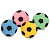 Triol Игрушка для кошек Мяч футбольный одноцветный, d4см