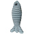 Wogy Игрушка для кошек Рыбка с кошачей мятой, микс, 18*4см (в ассортименте)