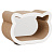 Когтеточка гофрокартон "Cat`s smile XL" 45*23*31см