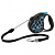 Поводок-рулетка Flexi Safari cord M 5m 20 kg blue Giraffe