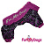 ForMyDogs Дождевик фиолетовый неон для девочек 521SS-2021F (размер 14, спинка 30см, обхват груди 40см)
