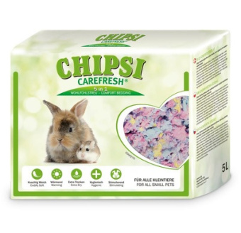 CHIPSI CareFresh Confetti Наполнитель/подстилка бумажный для птиц и мелких домашних животных 5л